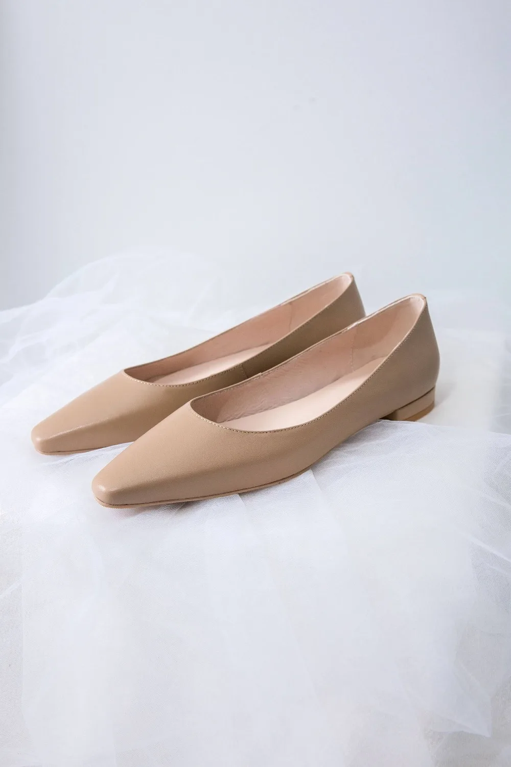 New hand-sewn leather full grain leather vintage pregnant woman loafers slip on suqare toe driving comfortable grandma shoes L05