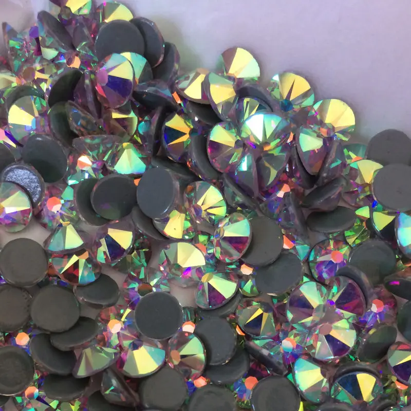 2088 Crystal AB SS16 1440pcs/Lot New Faced (8 big + 8 small) 11 2016 AAA Stones Strass Cristal Iron On Hot Fix Rhinestones | Дом и сад