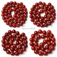 high quality natural cracked round red agates stone 468101214161820mm loose beads strand 15 inch jewellery making wj218
