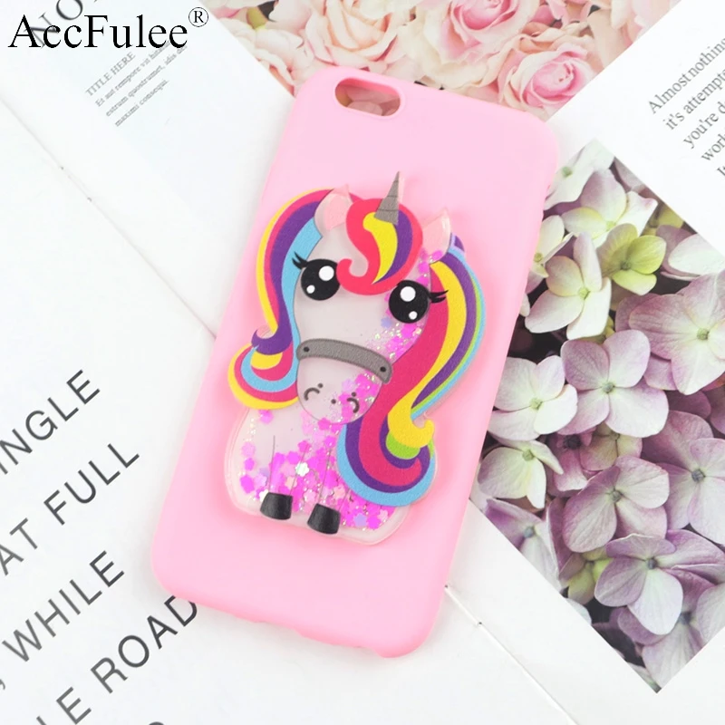 3D RoseHorse Pink Bling Cute Horse Case for Samsung Galaxy J1 mini Ace J2 Prime J3 J5 J7 Dynamic Glitter Liquid Horse Soft TPU Cover - Цвет: 3D RoseHorse Pink