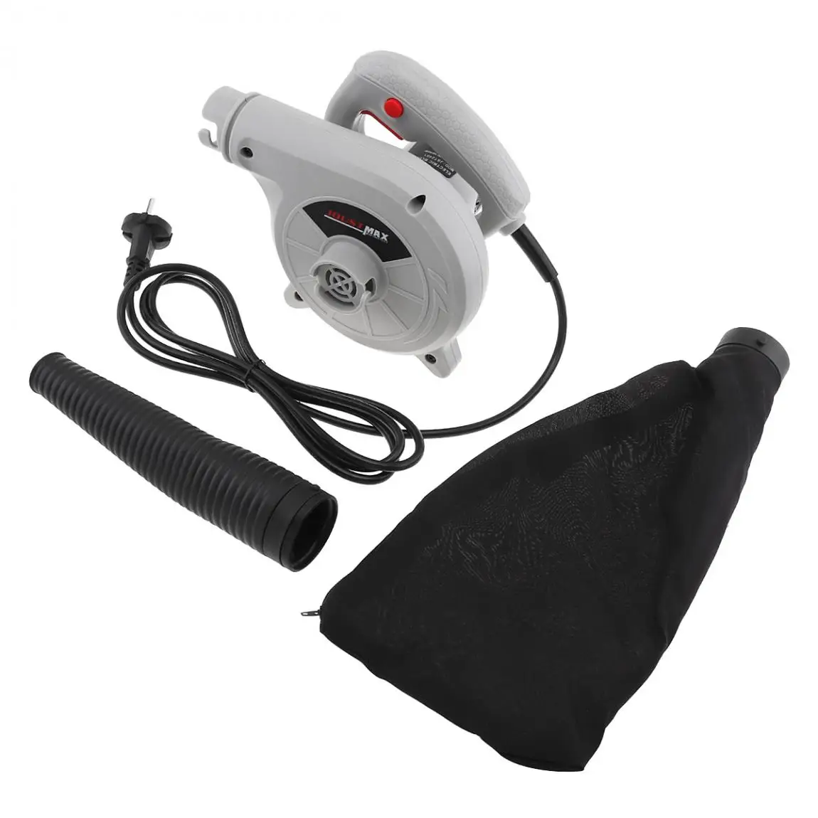

600W Blower Multifunctional Portable Electric Hand Operated Blower with Suction Head and Collecting Bag for Removing Dust