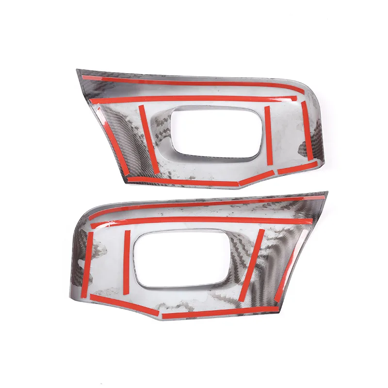 Carbon Fiber For Land rover Discovery 5 L462 LR5 2017-19 ABS Car Seat Side Cover Trim Range Rover Velar RR Sport 2018 2019 |