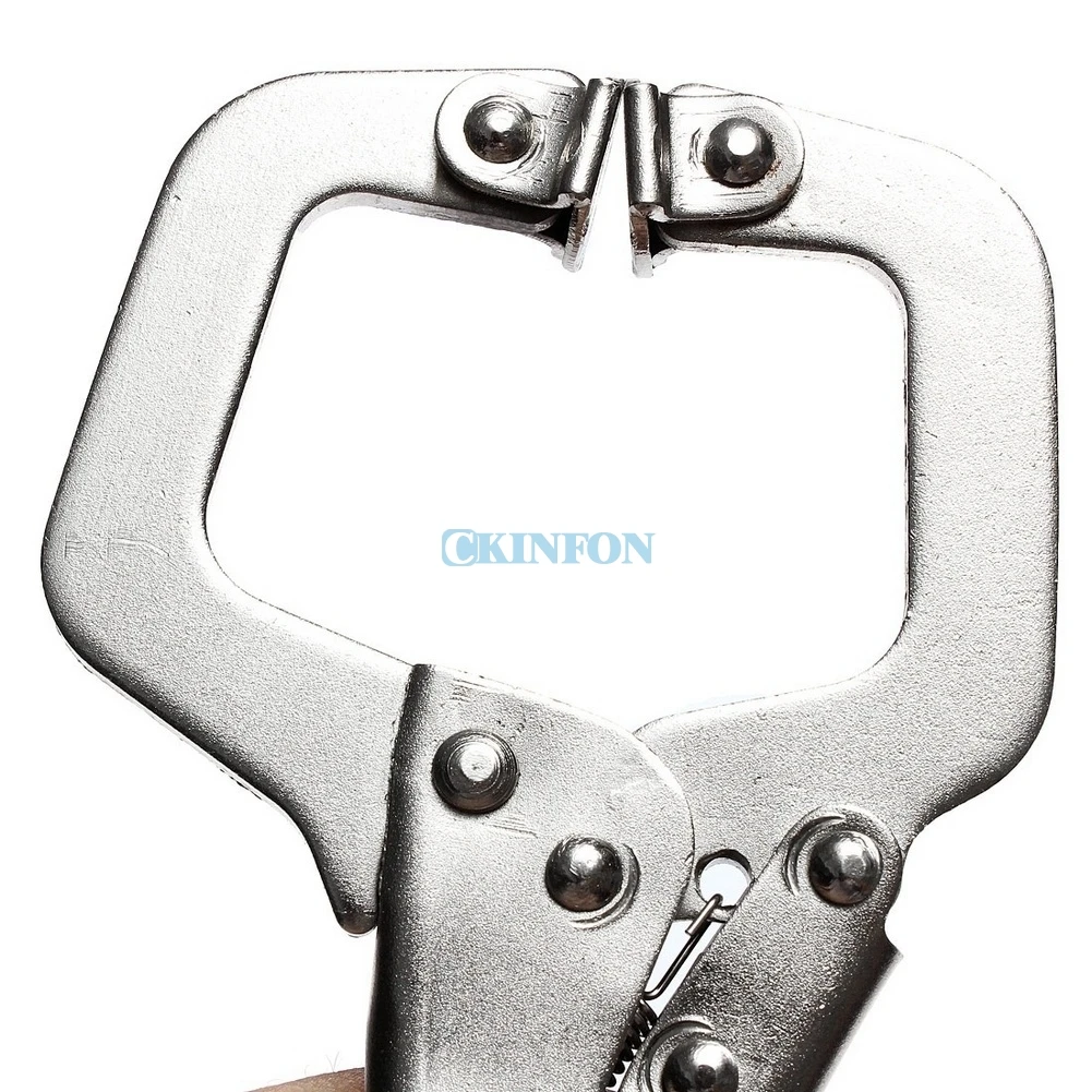 DHL 100 шт 6 ''C Clamp тиски Блокировка ручки плоскогубцы гаечный ключ Сварка металла