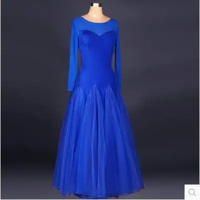 Костюм для бальных танцев сексуальное газовое платье с длинными рукавами женщин