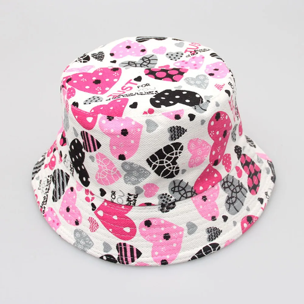 Toddler Baby Kids Boys Girls Floral Pattern Bucket Hats Sun Helmet Cap Soft Cotton Summer Infant Newborn Hat | Детская одежда и