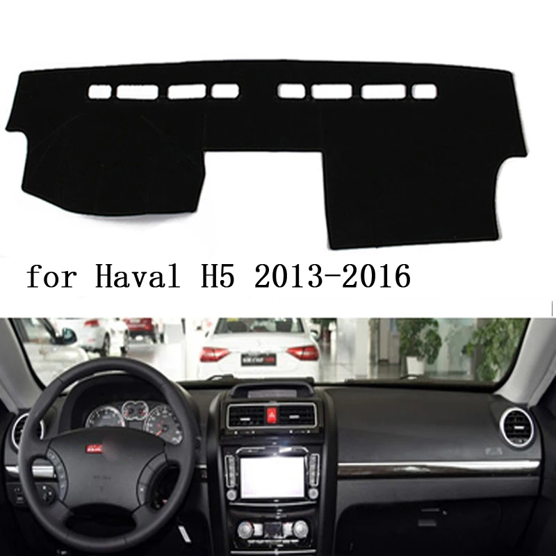 Top Quality Double layer Dash Mat Dashmat Dashboard Cover Sun Shade Board Carpet for Haval H3 H5 2010-2016 | Автомобили и