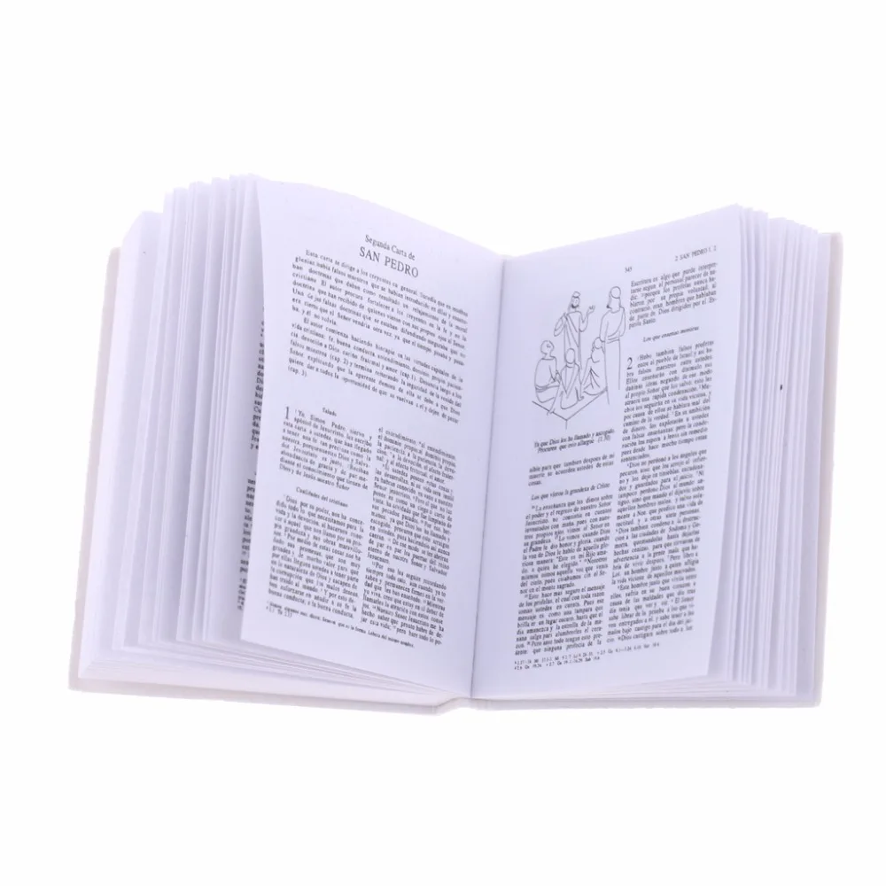 Миниатюрная книга со священной Библией на английском языке в масштабе 1/6
