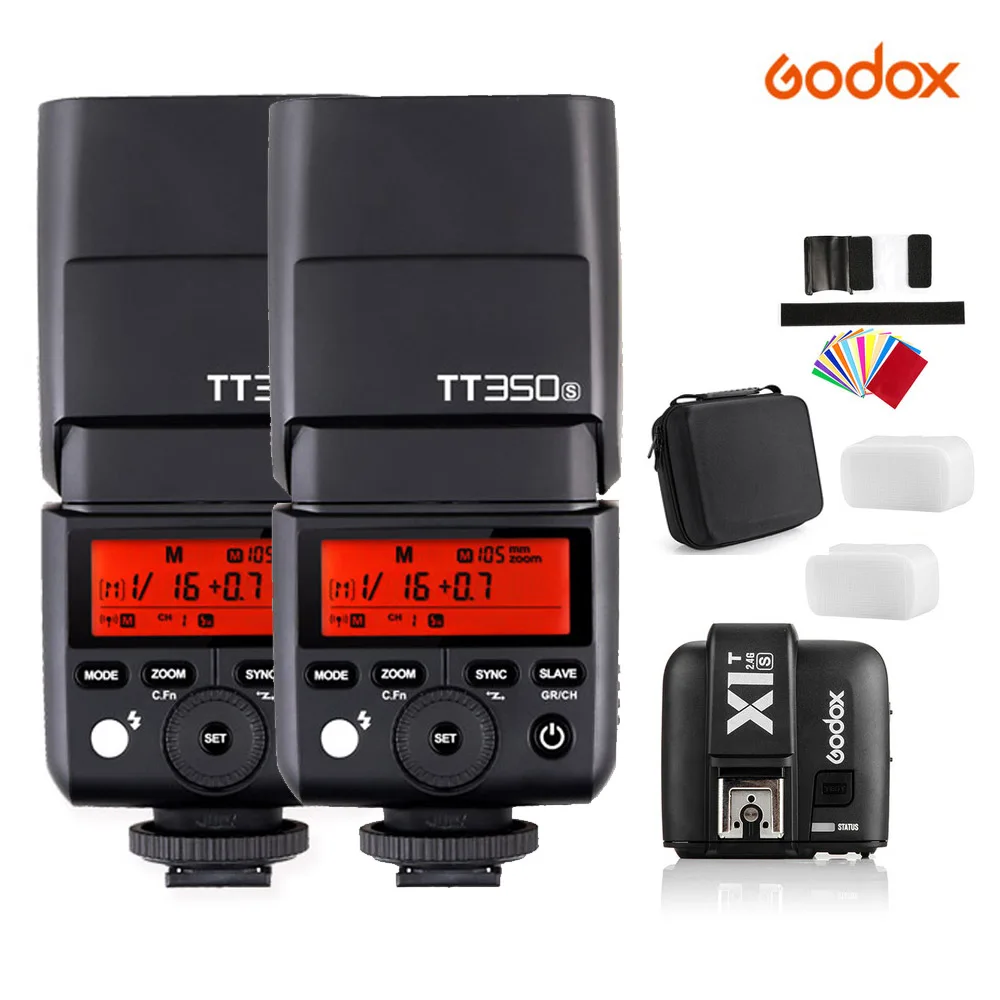 Godox Mini Speedlite TT350S вспышка для камеры TTL HSS GN36 1/8000S Sony MI Camera A7 A6000 A7RII A6300 A6500 A7s / X1T S|ttl
