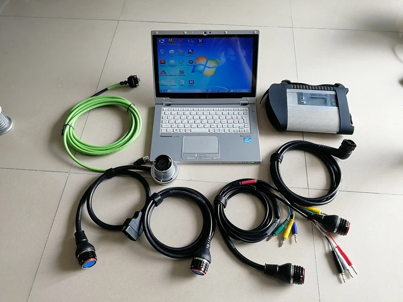 

2021.09v Diagnostic tool MB Star C4 SD Connect with Laptop CF-AX2 i5 8g ssd for Mb Star C4 das/x/dts ready to work
