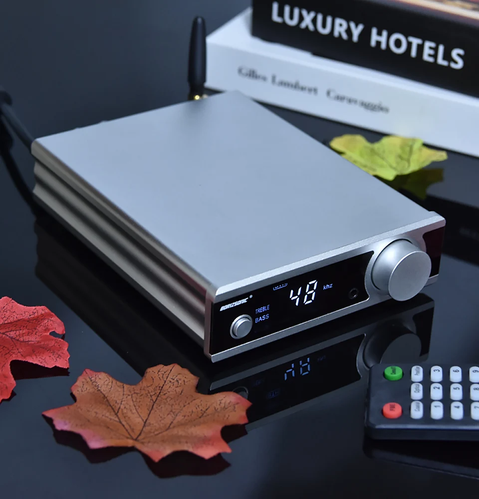BRZHIFI HiFi стерео Bluetooth 5,0 TDA7498E усилитель мощности с активным сабвуферный наушник Amp USB/OPT/COAX DAC декодер