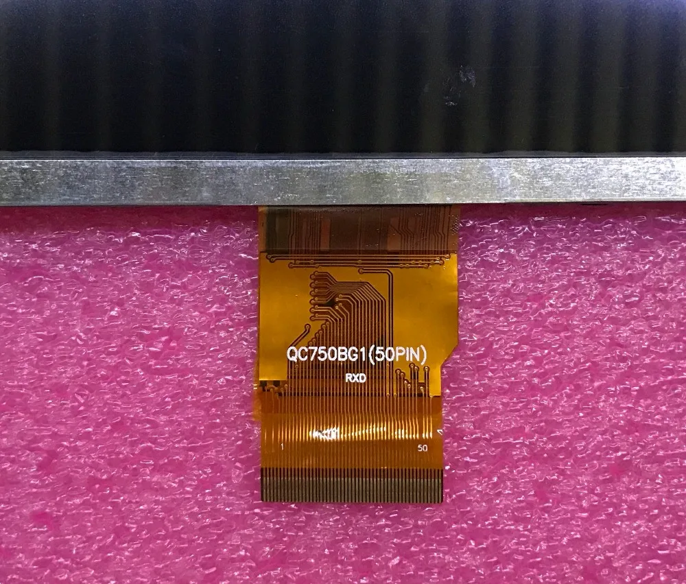 ЖК дисплей QC750BG1(50PIN) QC750BG1 QC750CG1|pin screen|screen displayscreen 5&quot |