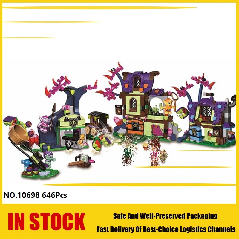 Bela 10698 646 шт Elves Magic Rescue от деревенской Модели Строительные блоки Обучающие игрушки