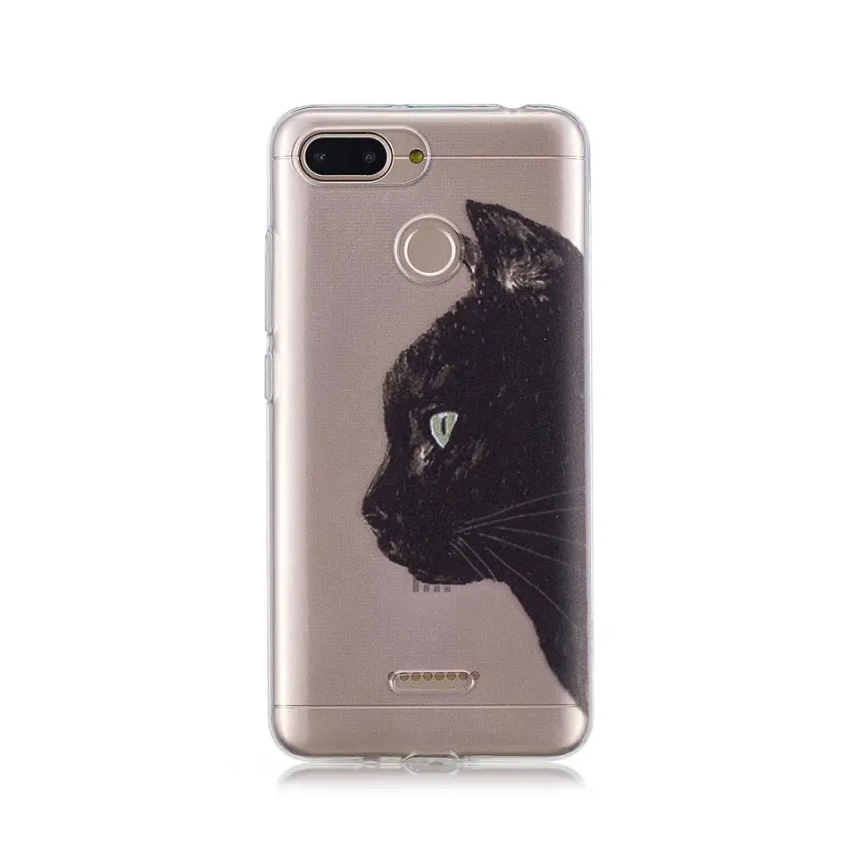 Модные прозрачные чехлы для телефона Xiaomi Redmi 4A 6 6A Капа Fundas 5A 5 плюс силиконовый