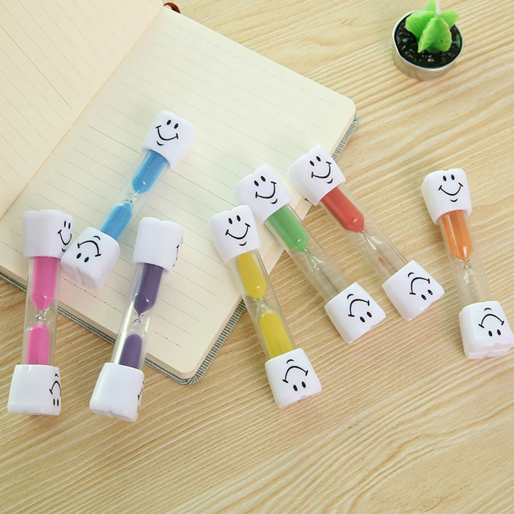 Креативный 3 минутный таймер многоцелевой улыбка песочные часы прочная