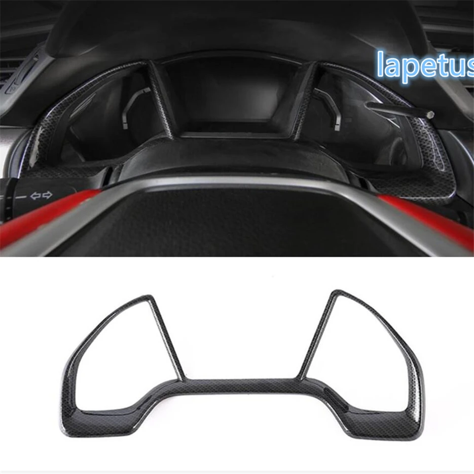 

Lapetus Dashboard Instrument Cover Trim Auto Styling Accessories Decoration Frame Fit For Honda Civic 2016 - 2020 ABS