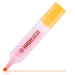 S625 orange Deli одиночный художественный Маркер 6 цветов хайлайтер акриловый спирт эскиз Маркеры Ручка для художника Рисование манга дизайн искусство scribble - Цвет: S625 orange