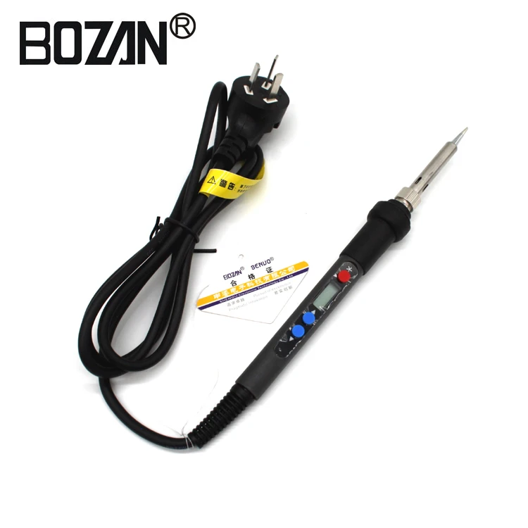 ЕС Plug 988 90 Вт светодиодный Температура Регулируемая Электрический паяльник 220 В Внутренний Отопление Паяльная Станция BOZAN заводская цена