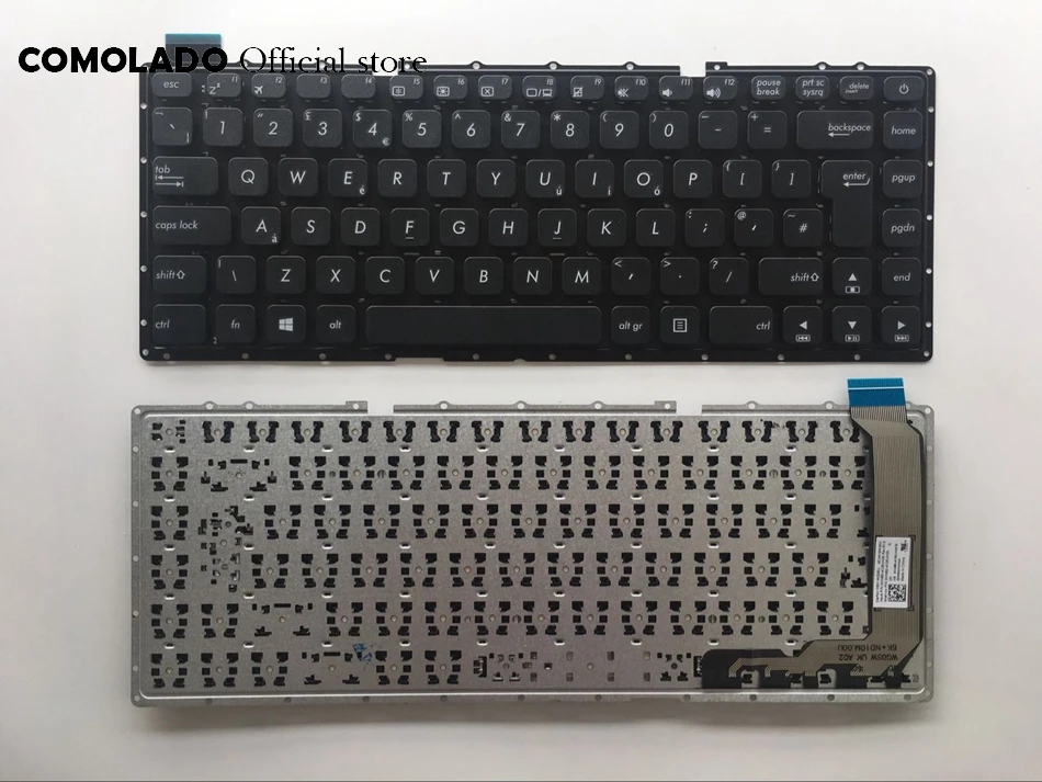 Британская клавиатура для Asus X441 X441SA X441SC X441UA черная без рамки британская