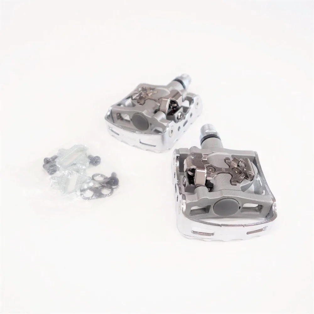 Original Shimano Bicycle PD-M324 SPD MTB Pedals Clipless 9/16&quot SM-SH56 cleats Bike Parts | Спорт и развлечения