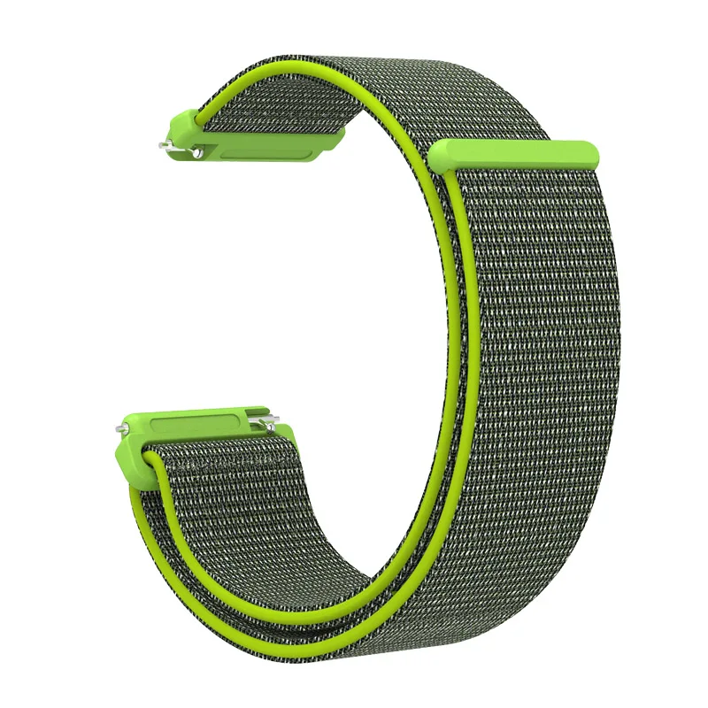 Flash Yellow Сменный тканый нейлоновый ремешок для Fitbit Versa, Воздухопроницаемый регулируемый ремешок с застежкой, ремешок для часов Fitbit Versa, Смарт-часы - Цвет: Flash Yellow