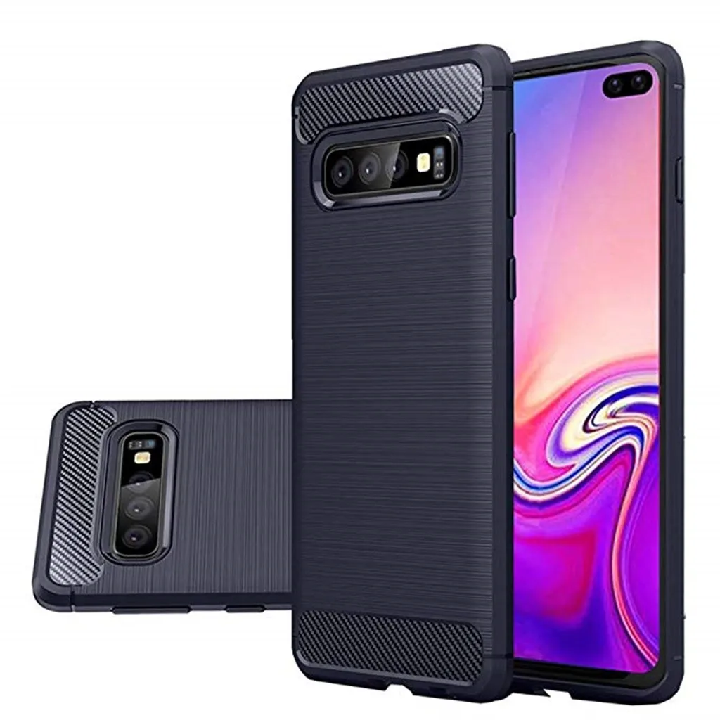 Силиконовый гибридный чехол из мягкого ТПУ для Samsung Galaxy S10 Plus S10e | Мобильные