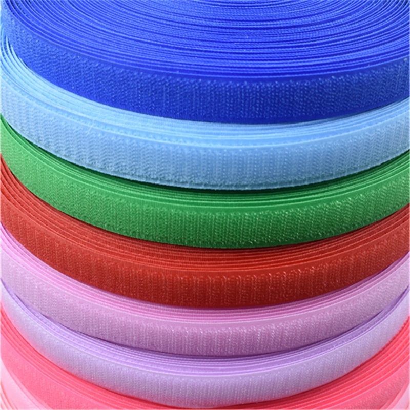 2cm*1M Polyester Nylon Hook and Loop Magic Tape NO Self Adhesive Fastener for Bags Garment DIY Sewing Accessories |