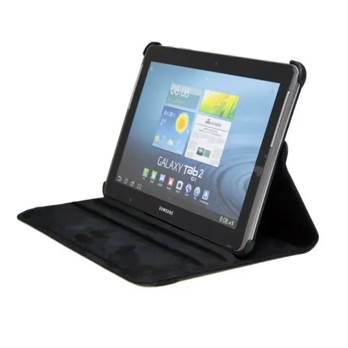 Вращающийся чехол-подставка для samsung Tab 2 10,1 GT P5100 P5110 P5113 Tablet 360 градусов PU кожаный чехол флип-книжка магнит бодрствующий сон