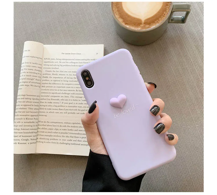 GlamPhoneCase трехмерный маленький чехол для телефона iPhone X XS Max XR мягкий силиконовый 7 8 6