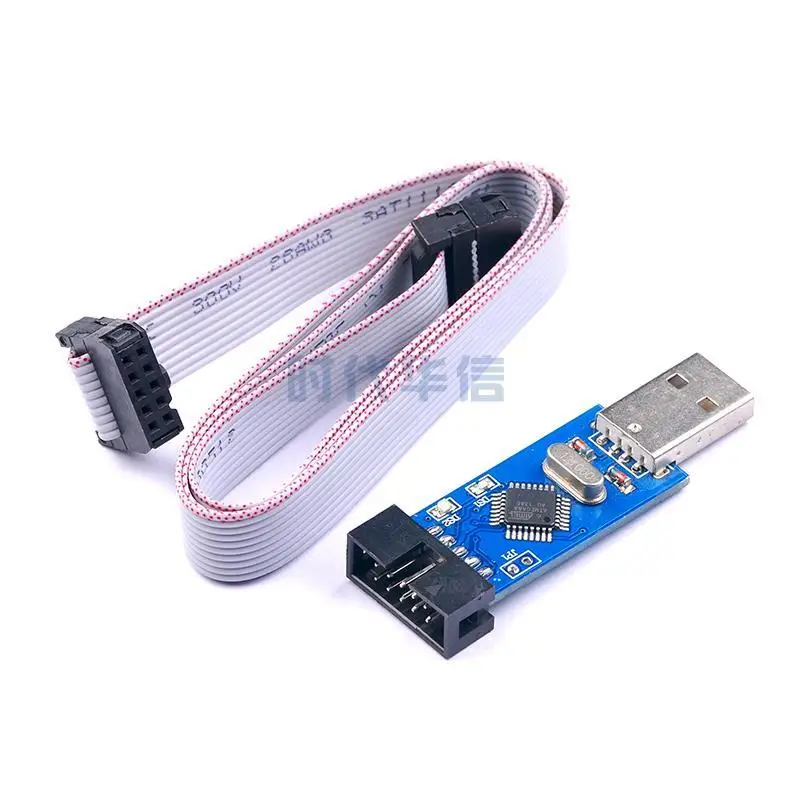 51AVR download line Atmega64a/128a Au Avr Singlechip макетная пластина, минимальная система, основная пластина превышает 51 - Цвет: 51AVR download line