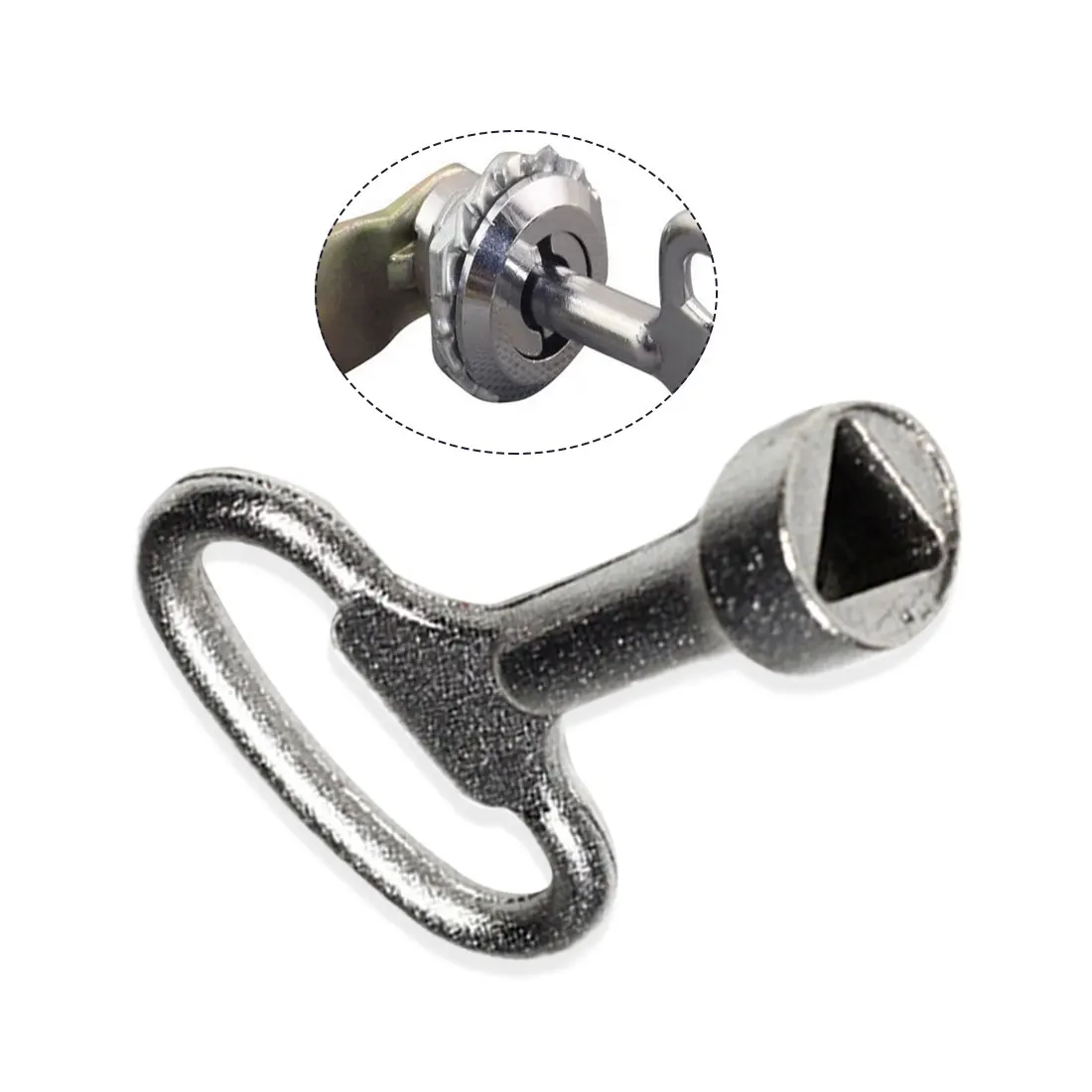 Panel Lock Key Universal Wrench Triangle Socket Train Electrical Cupboard Box Elevator Cabinet Switch | Инструменты