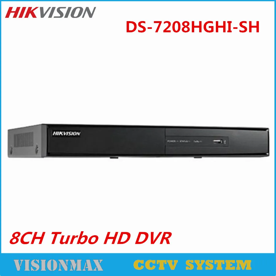 Hikvision 8ch DVR ds 7208hghi sh ONVIF turbo для HD TVI аналоговый Камера VGA HDMI сигнал тревоги 720 P