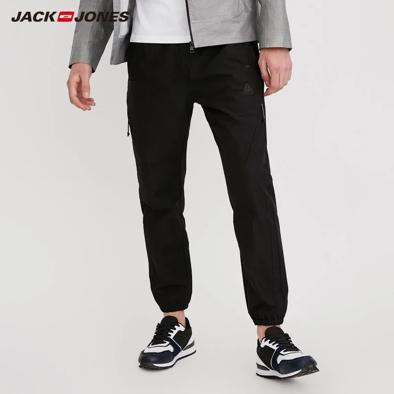 JackJones мужские хлопковые брюки с эластичной резинкой на талии Мужская одежда 2019