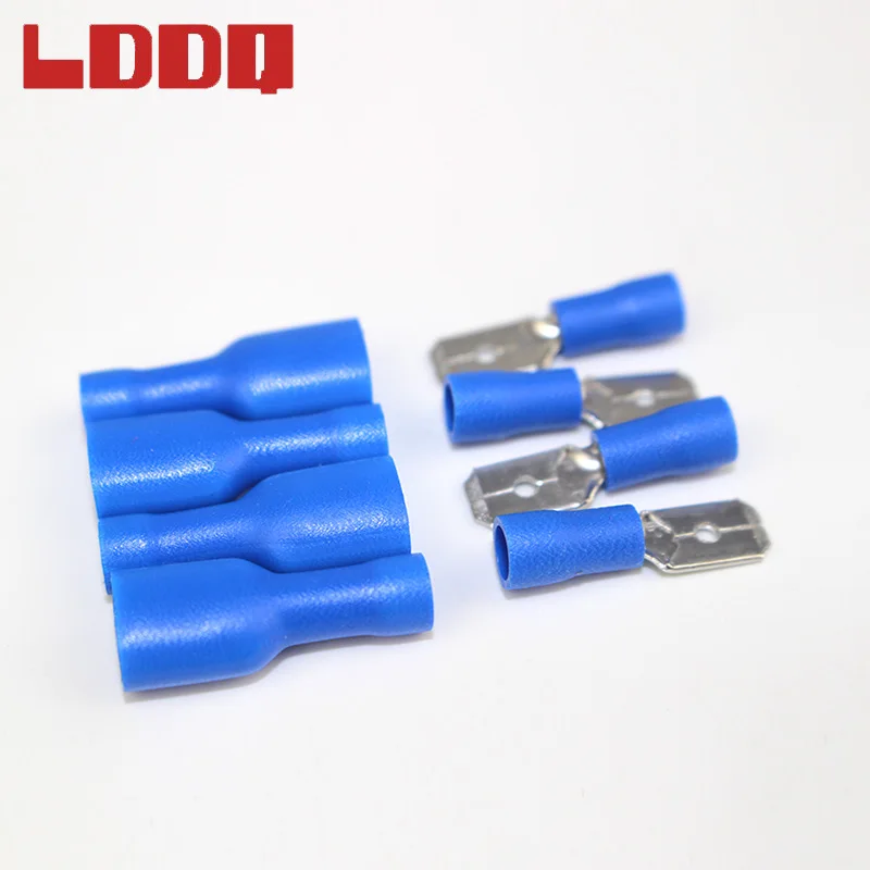 Комплект обжимных клемм LDDQ Spade папа и мама соединители для проводов faston 16 14AWG