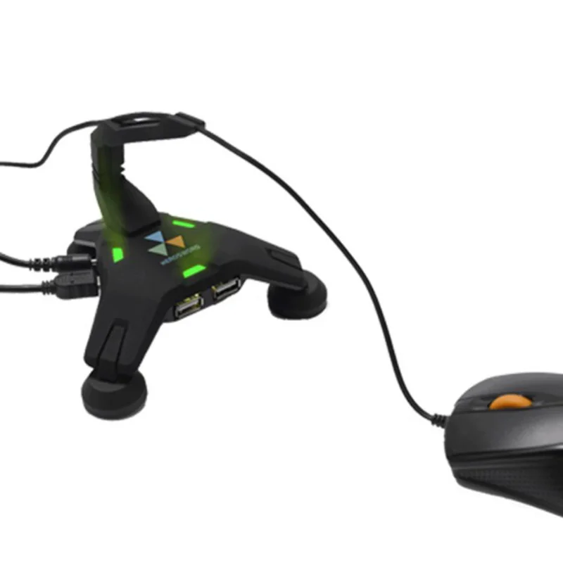 Банджи зажим для мыши клиппер провод держатель фиксатор строки банджи игровой USB