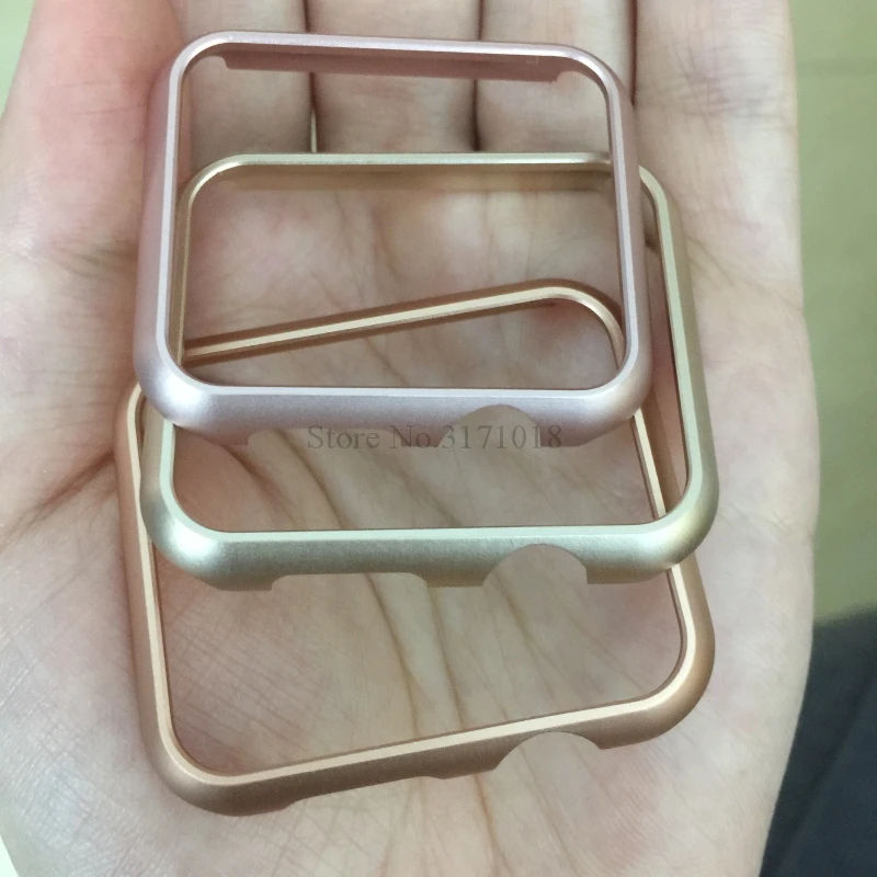 Металлический чехол для часов Apple Watch 38 мм 42 мм серия 1 2 3 защитный чехол для iWatch 4 5 40 мм 44 мм розовое золото серебро черный