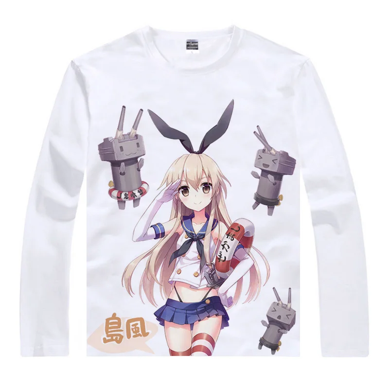 Коллекция Kantai футболки для девушек с кораблем мужская рубашка в стиле хип хоп
