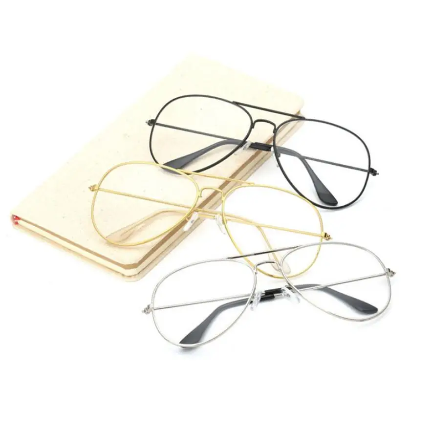 

DROPSHIP 2019 New Arrival Women Clear Lens Glasses Metal Spectacle Frame Myopia Eyeglasses Lunette Femme Glasses Free Ship #J05