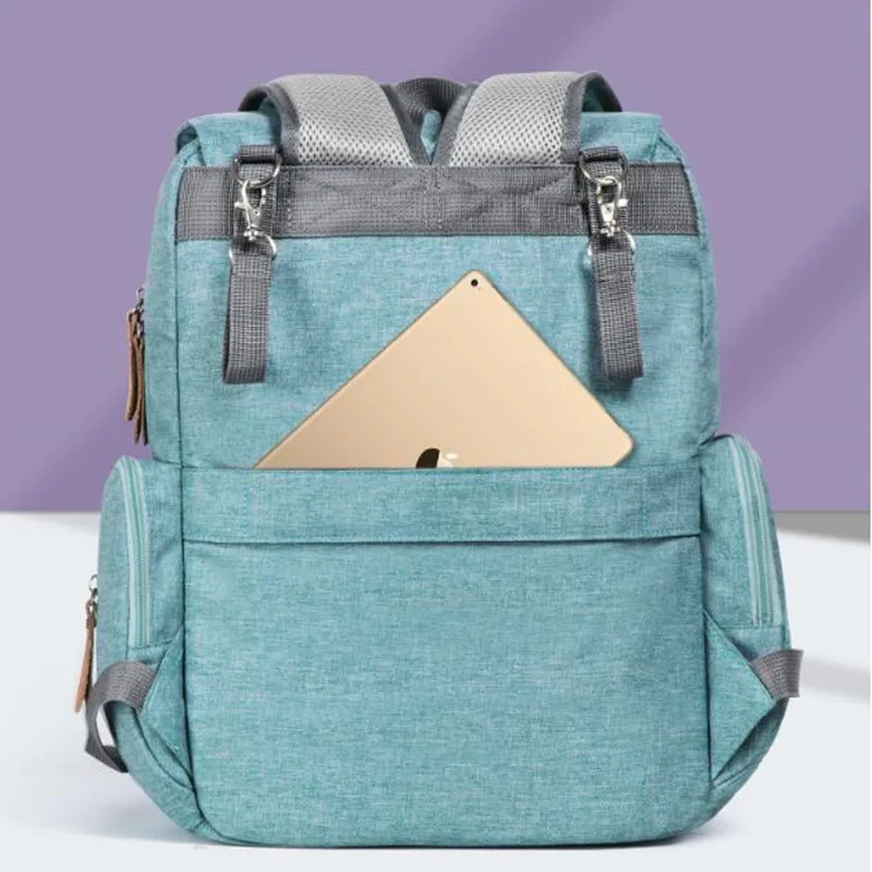 Authentic LAND Mommy Diaper Bags Mother Large Capacity Travel Nappy Backpacks with anti-loss zipper Baby Nursing Bags NEW