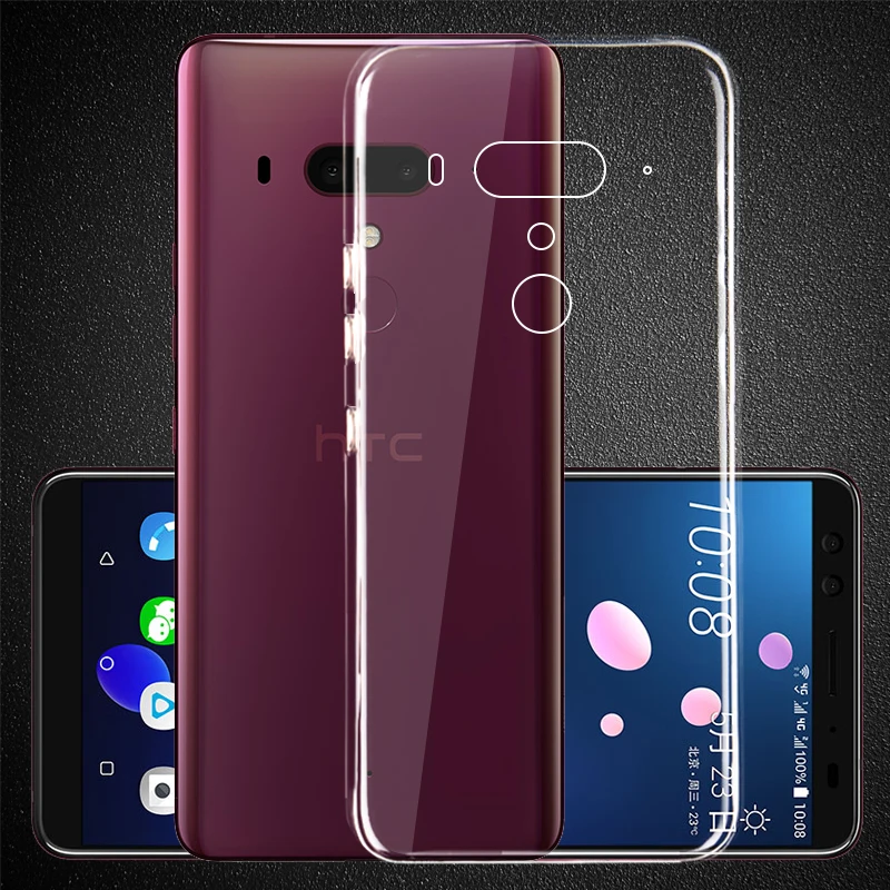 Мягкий прозрачный чехол из ТПУ для HTC Desire 530 626 628 630 816 820 One A9 M7 M8 M9 M10 E9 U11 Plus