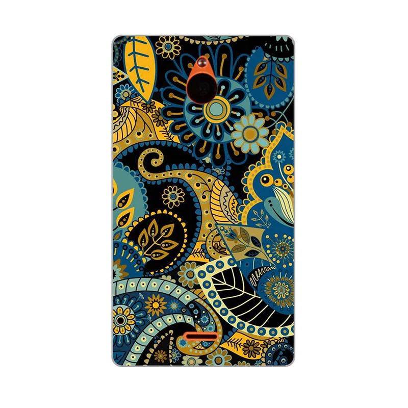 M087 Чехол для Nokia X2 X2DS Dual SIM RM-1013 задняя крышка цветок Coque пластик напечатанный Кот Сова чехол для телефона с рисунком в виде животного для Nokia X2 - Цвет: M087