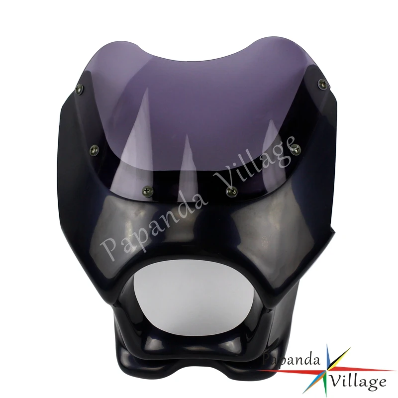 Черный чехол для передних фар мотоцикла обтекатель Honda Monkey APE CD50 CD125T Benri 90 50 125 FTR223