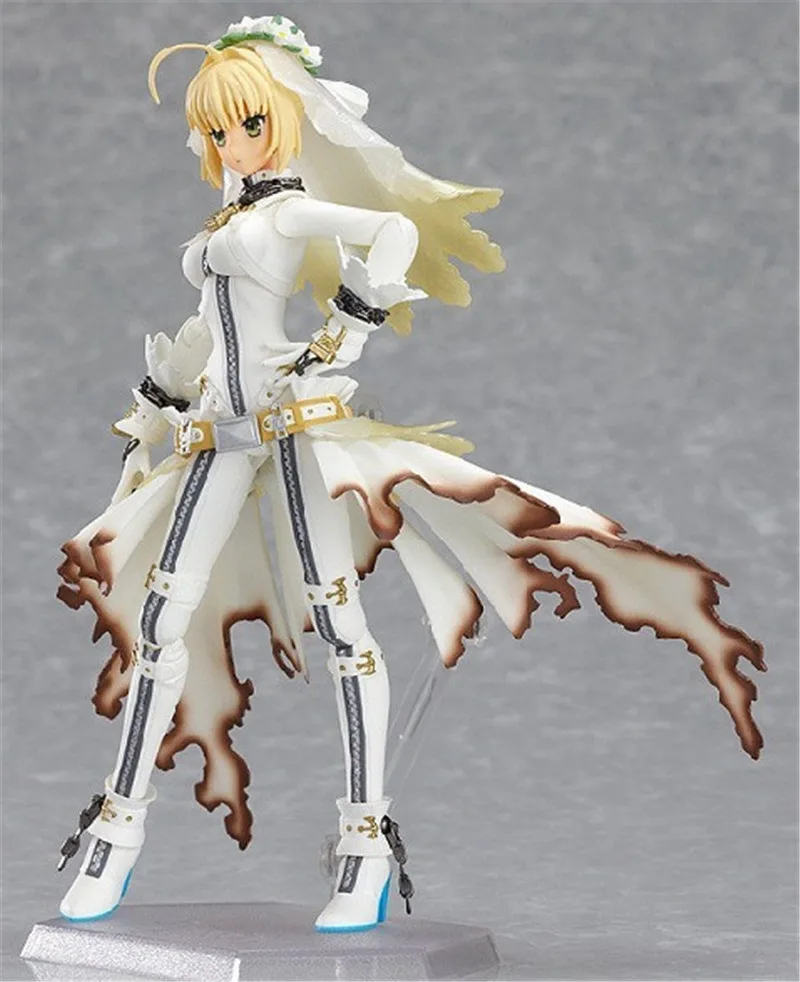 Новинка 15 см хит Figma Fate Stay Night Saber Lily Nero платье для свадьбы ПВХ экшн фигурки