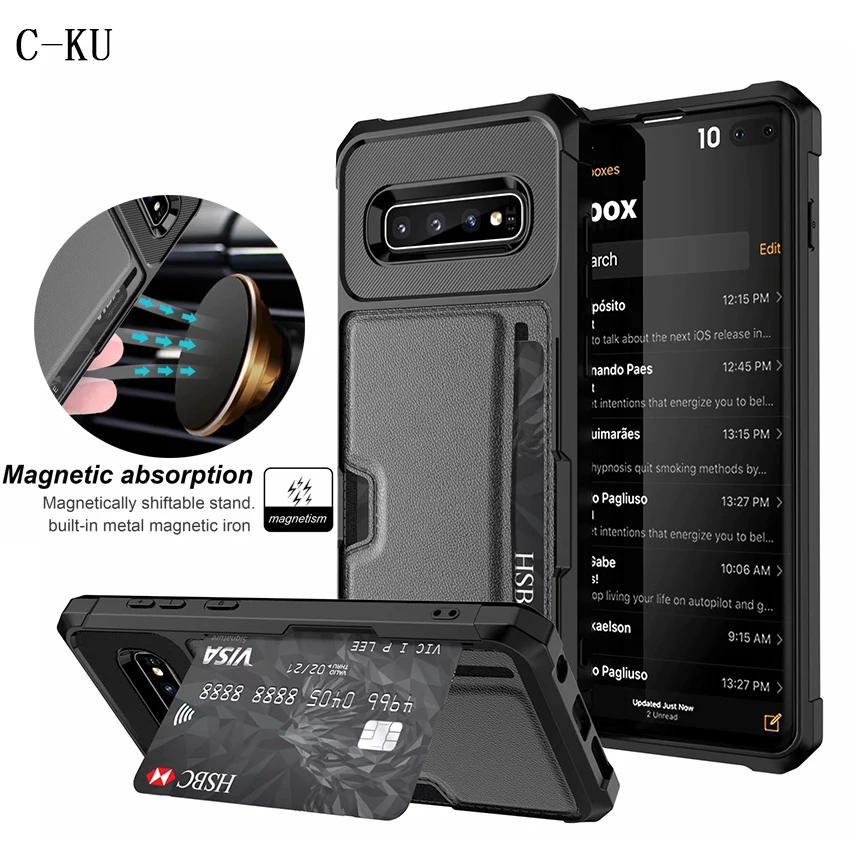 Роскошный мягкий силиконовый кожаный чехол-кошелек с отделениями для кредитных