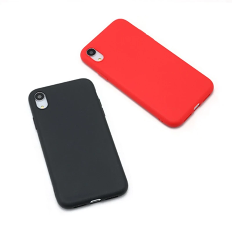 Матовый простой чехол карамельного цвета для iPhone 11 pro max 7 8 6 s plus xs x xr 360 роскошный