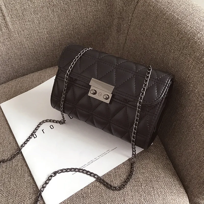 Youda однотонная винтажная сумка с клапаном на цепочке Повседневная простая через