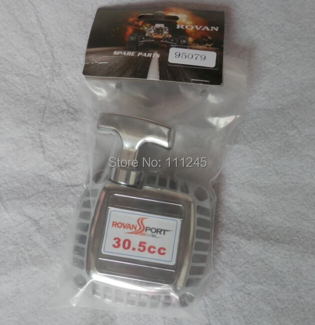 Стартер RECOIL в сборе хромированный для большинства 23CC 26CC 29CC 30 5 cc R/C ZENOAH G230RC baha HPI FG RV
