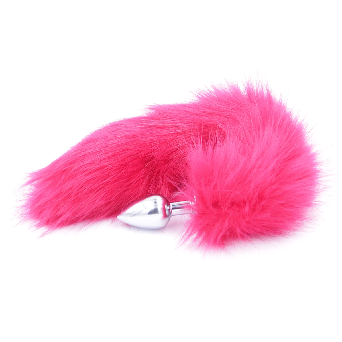 Adult Butt Plug Stainless Steel Faux Fox Tail Sex Toy Anal Insert Stopper Gift | Красота и здоровье