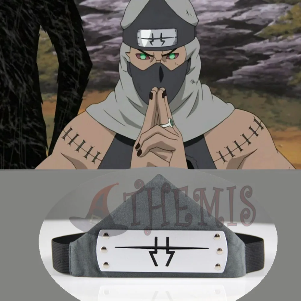 Athemis akatsuki повязка на голову для Renegade костюм косплея ниндзя показано цвет: черный