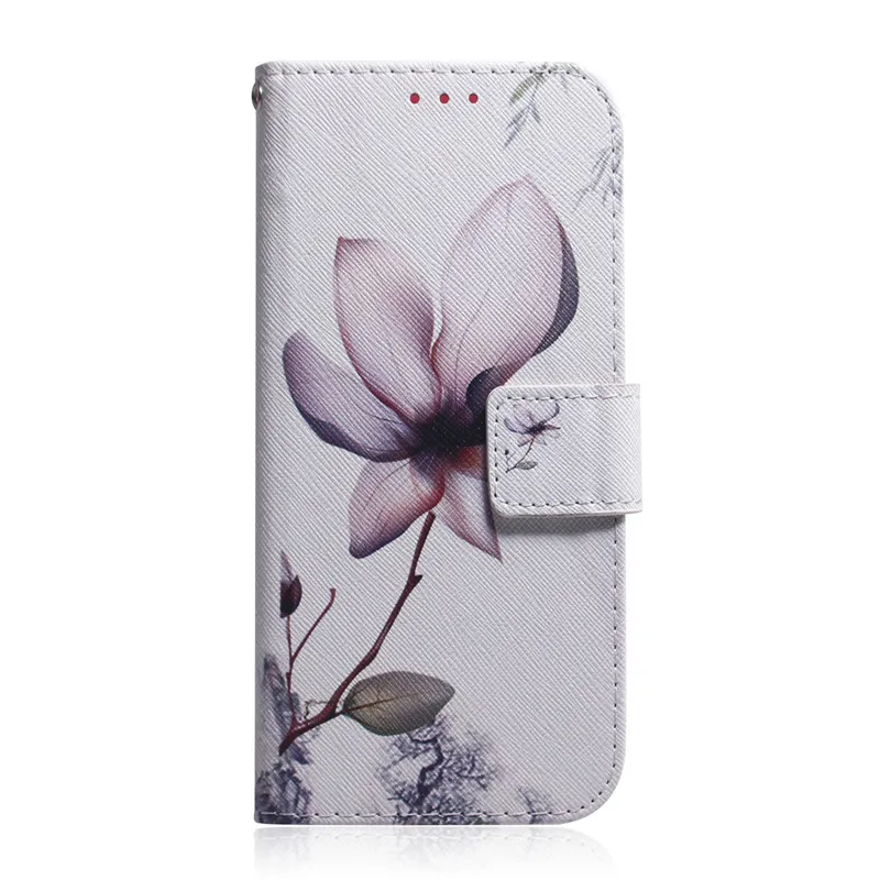 

Чехол-бумажник для Huawei Y7 Prime 2019/Y7 Pro 2019/Enjoy 9, чехол с цветным узором, волк, тигр, Лев, сова, собака, со слотом для карт
