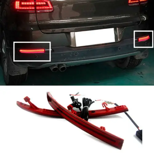 2 шт. задние противотуманные фары для Volkswagen Tiguan 2007 2014 2015 2016|parts car|parts for carparts lamps |